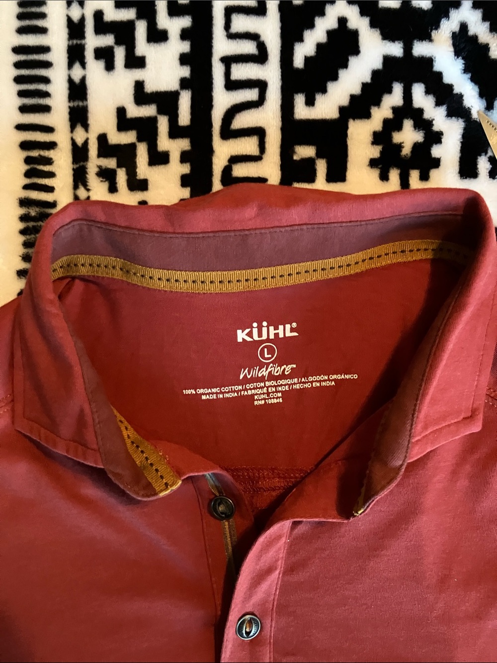 KÜHL Men’s Maroon Wildfibre Polo
